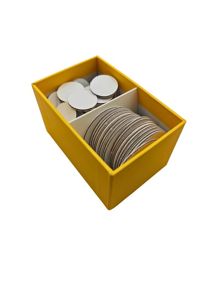 Futhark 100 Dry Erase Tokens for DND - Reusable RPG Tokens in 2 Sizes for Combat Tracking, Initiative, Conditions, and Effects - Reusable Circle Markers for Tabletop Board Games Accessories (100 PCS) - Image 1